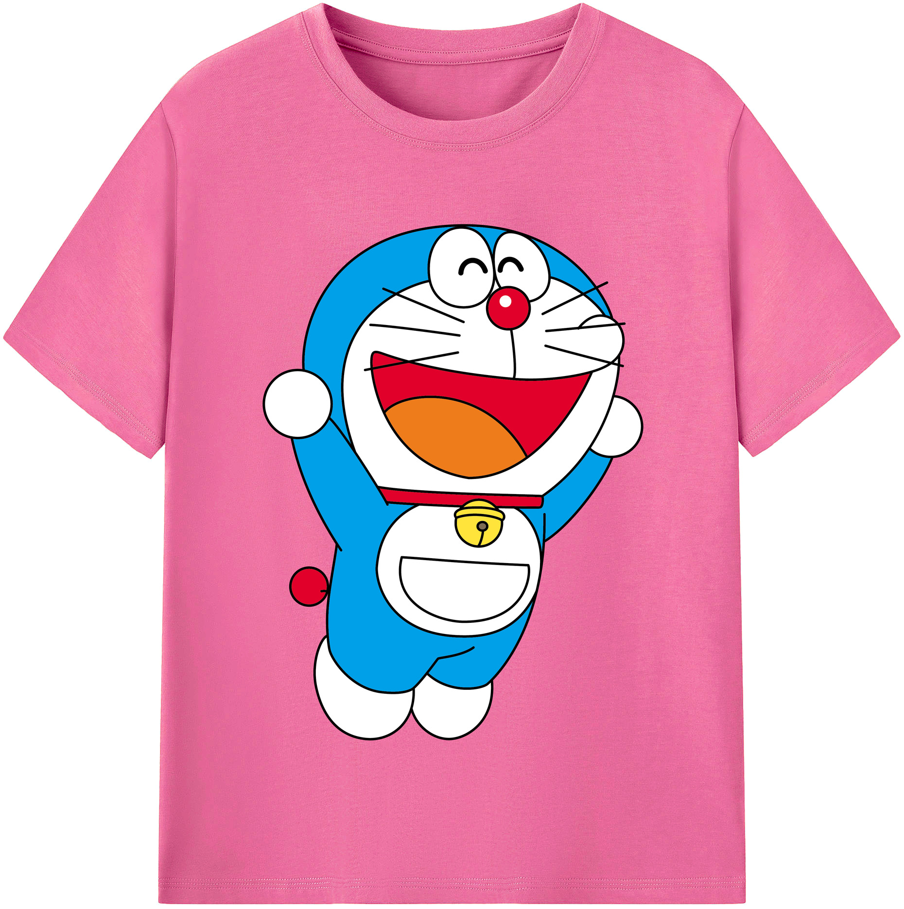 （画像用） ドラえもん Doraemon レディースカジュアルプリントTシャツ（綿100％）